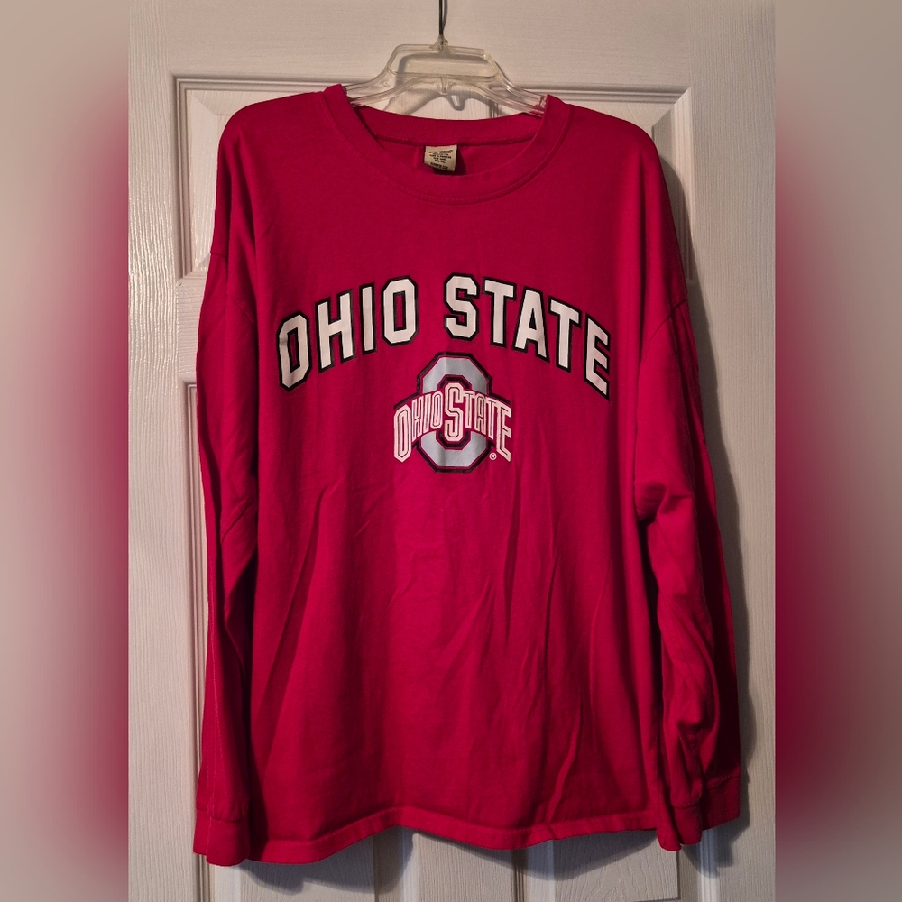 Ohio State Red Long Sleeve Shirt